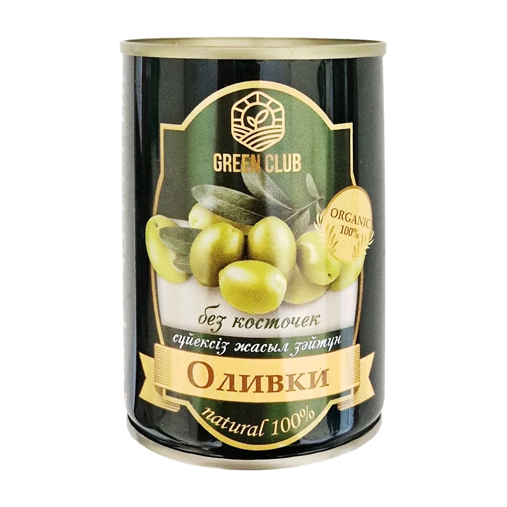 Оливки зелёные без косточки
