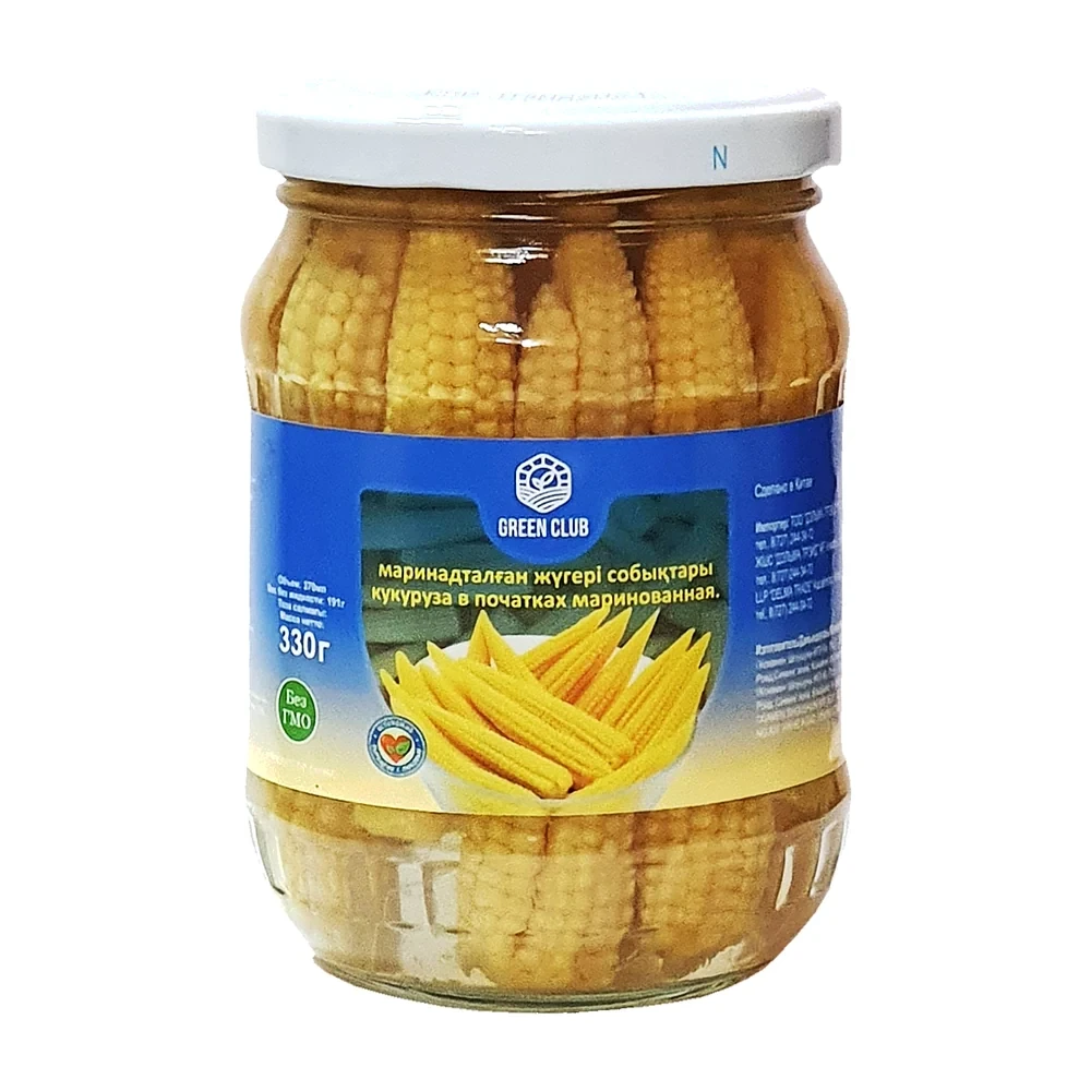 Початки кукурузные маринованные, 8–12 шт в банке